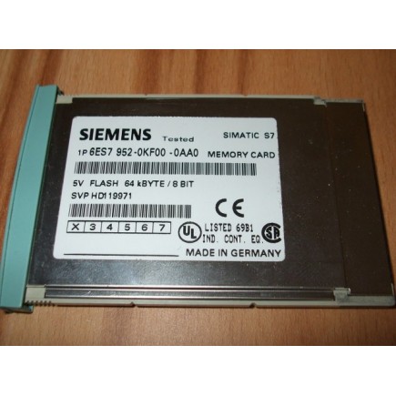 6ES7952-0KF00-0AA0 SIMATIC S7 MEMORY CARD - SIEMENS 